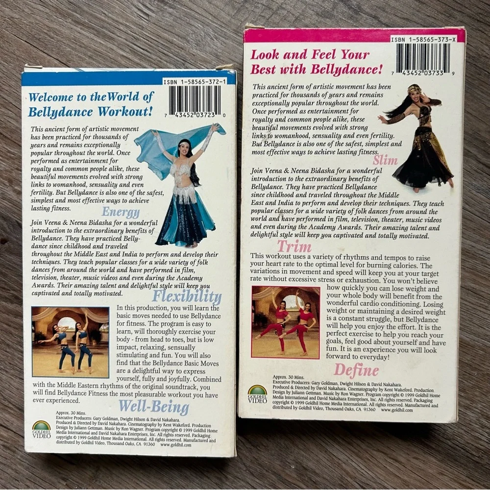 Bellydance Fitness for Beginners VHS Set